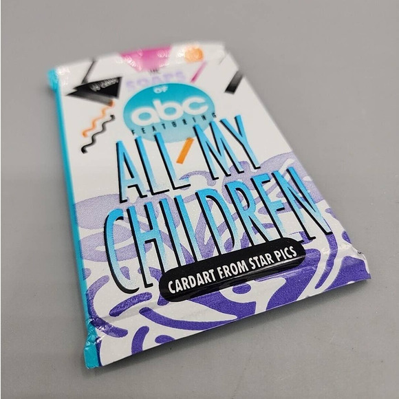 The Soaps of ABC All My Children Card Pack-Factory Sealed Vintage 1991 - Picture 3 of 4